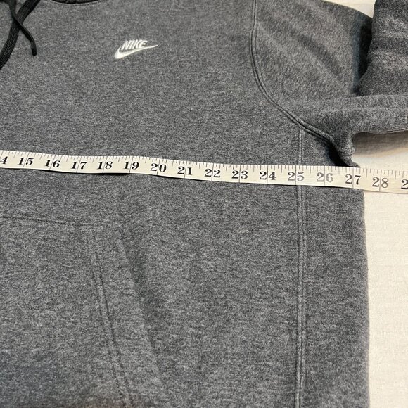 Nike Men’s XL Pullover Hoodie Dark Gray Fleece Sweatshirt athletic wear - Picture 6 of 9